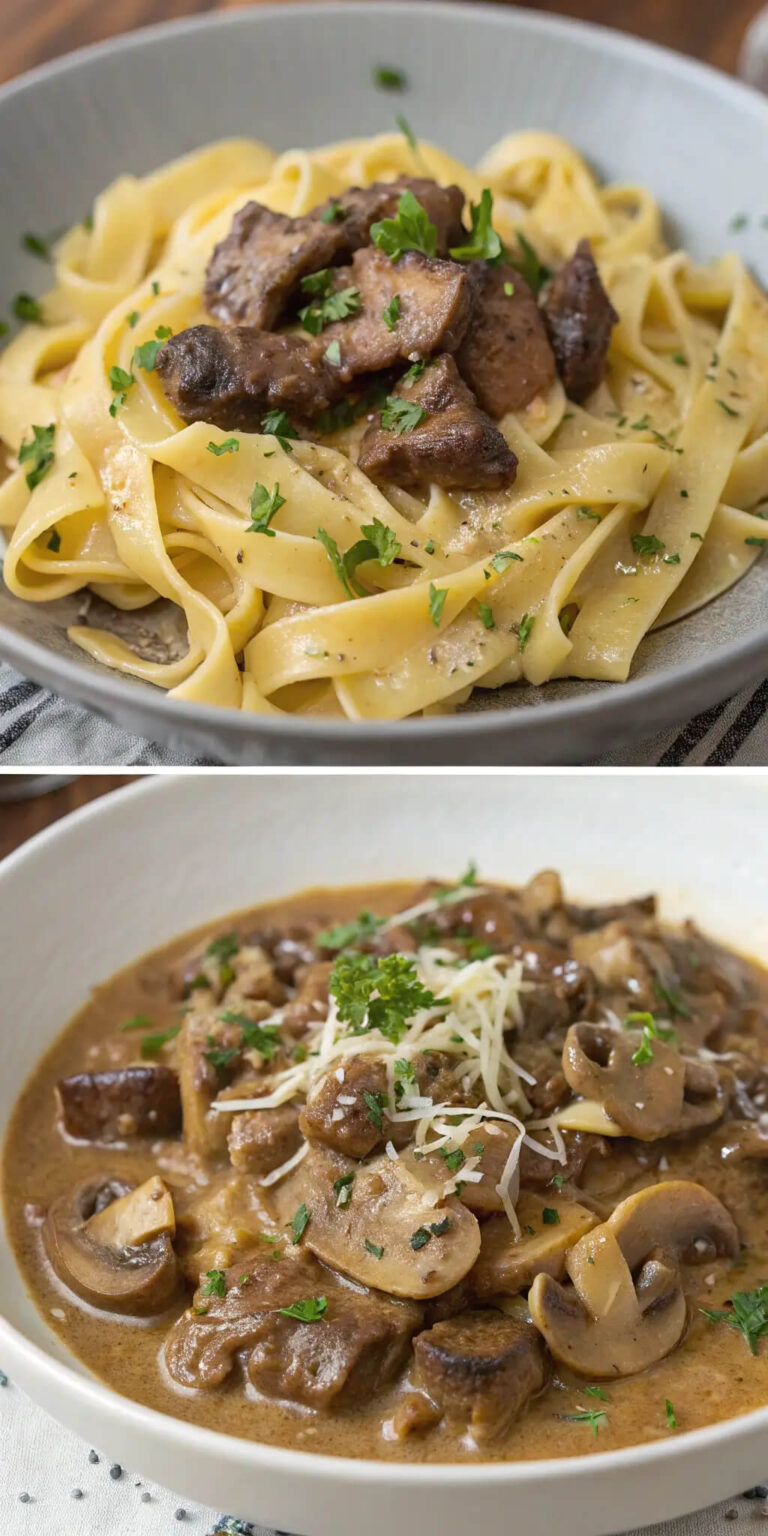 Heerlijke Beef Stroganoff met Tagliatelli – Een Favoriete Recept!