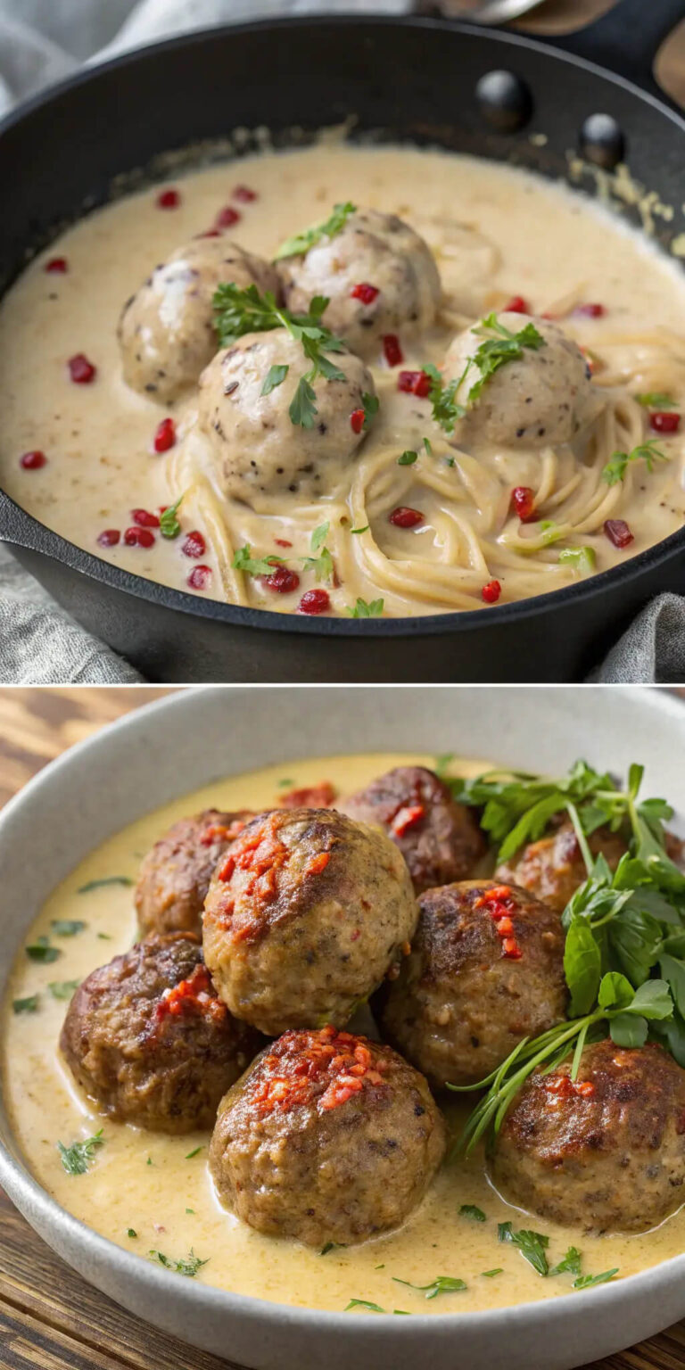 Cajun Kip Gehaktballen in Romige Saus – Heerlijke Recepten voor Thuis koken