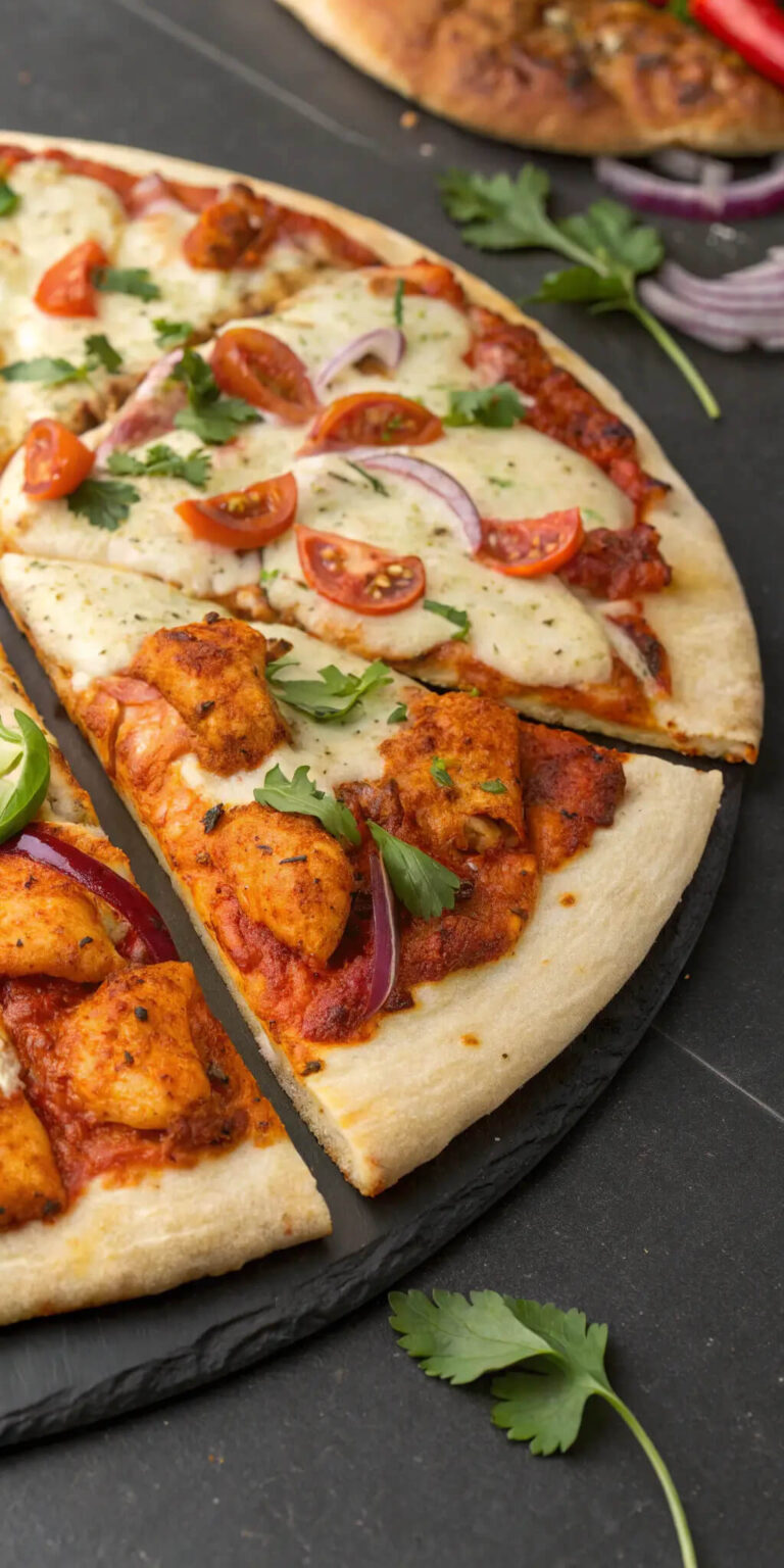 Kip Tikka Pizza: De Perfecte Mix van Smaak en Gemak!