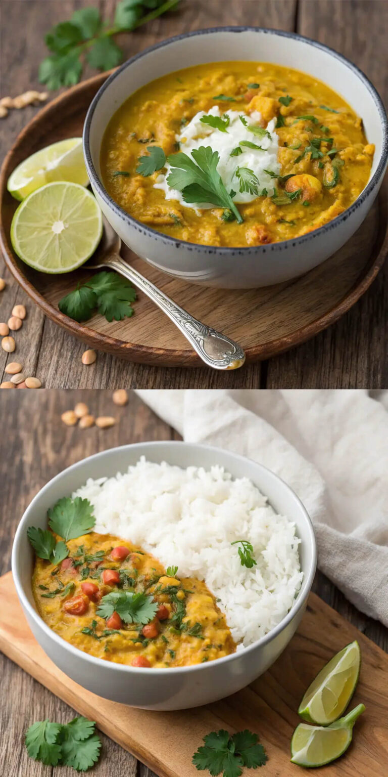 Linzen Kokos Curry Dhal met Rijst – Gezond en Lekker Recept