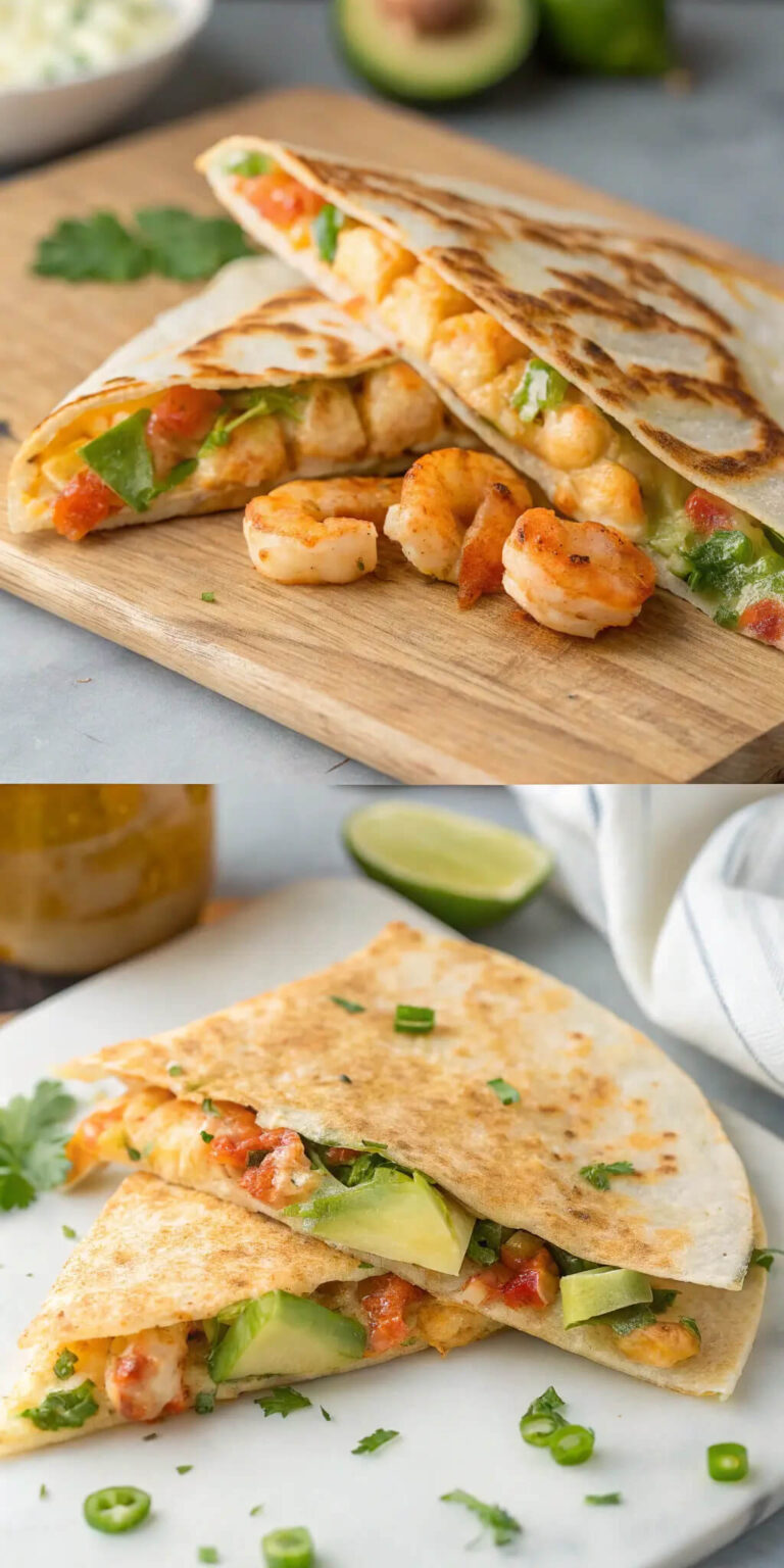 Pittige Garnalen Quesadilla: Een Heerlijke Mexicaanse Snack voor Thuis