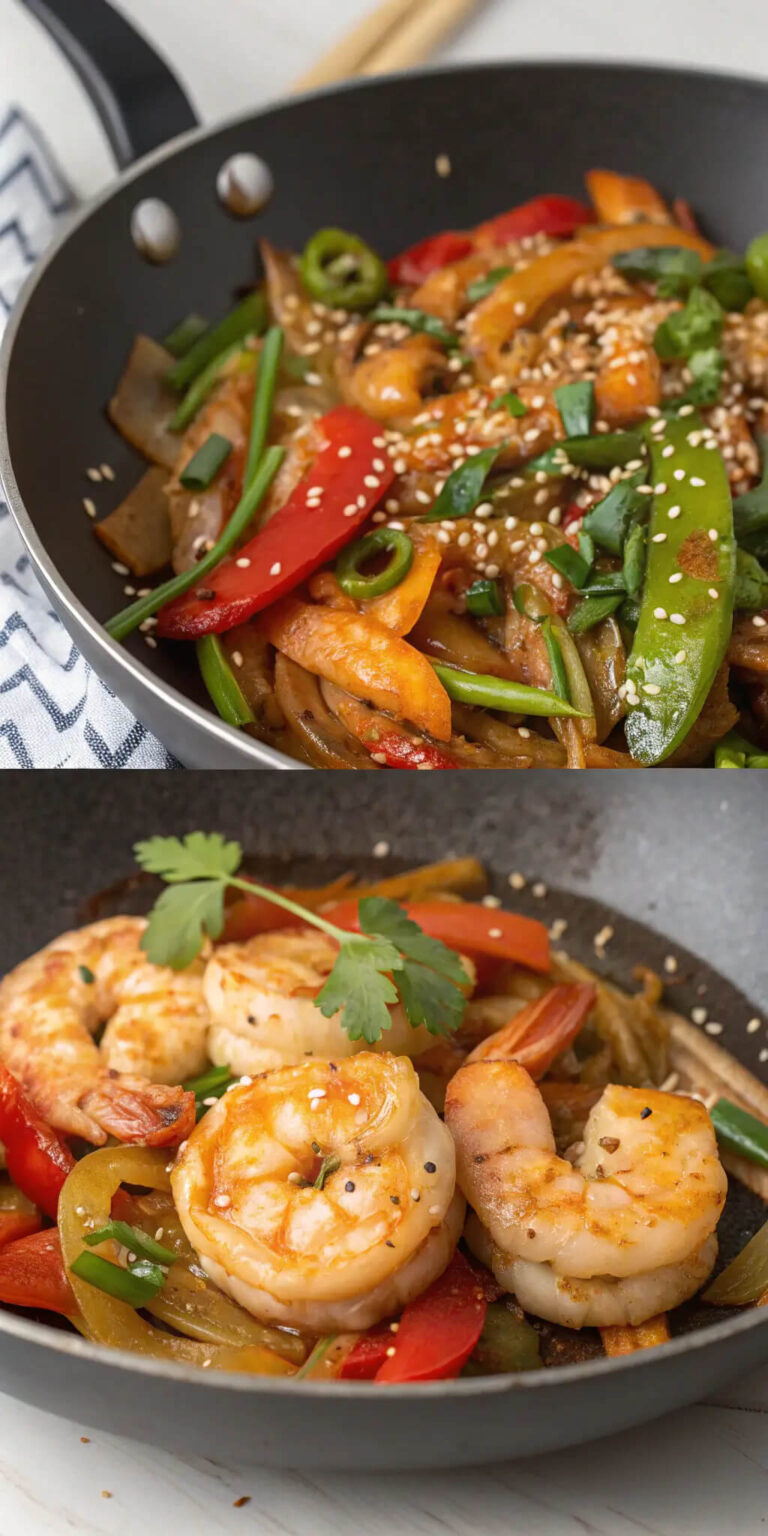Pittige Wok met Garnalen: Snel en Heerlijke Recepten voor Thuis
