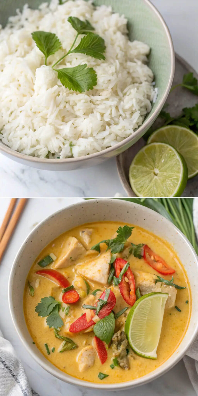 Thaise Kokoscurry met Rijst – Heerlijke en Gemakkelijke Recepten voor Thuis