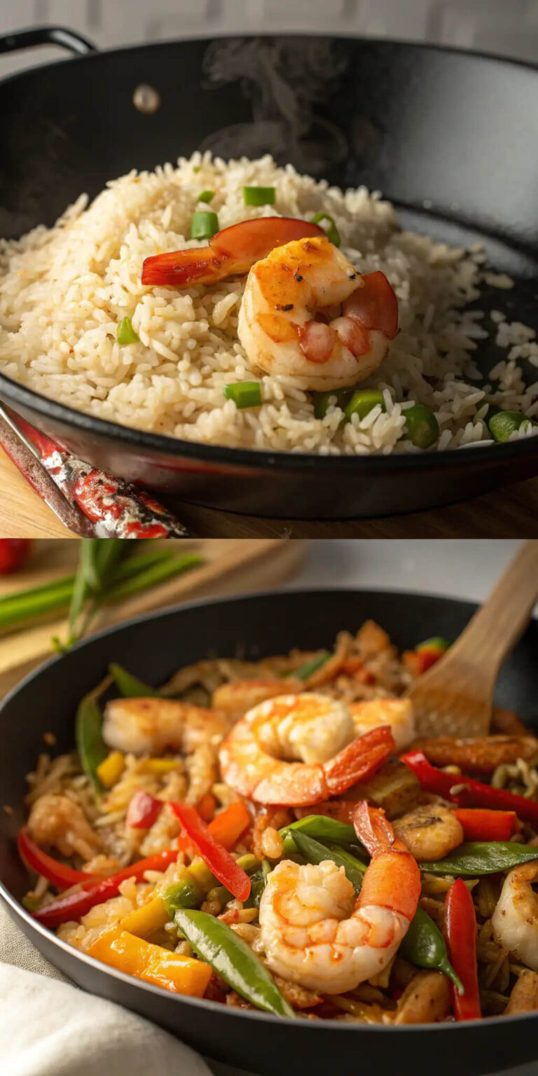 Wok met Rijst en Scampi: Heerlijke Recepten voor een Snelle Maaltijd